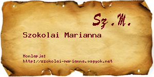Szokolai Marianna névjegykártya